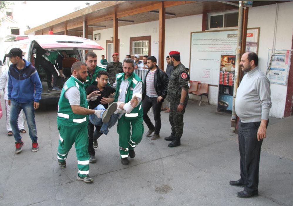 عمل الأجهزة الأمنية في الجمعة الثانية من فعاليات "مسيرات العودة"