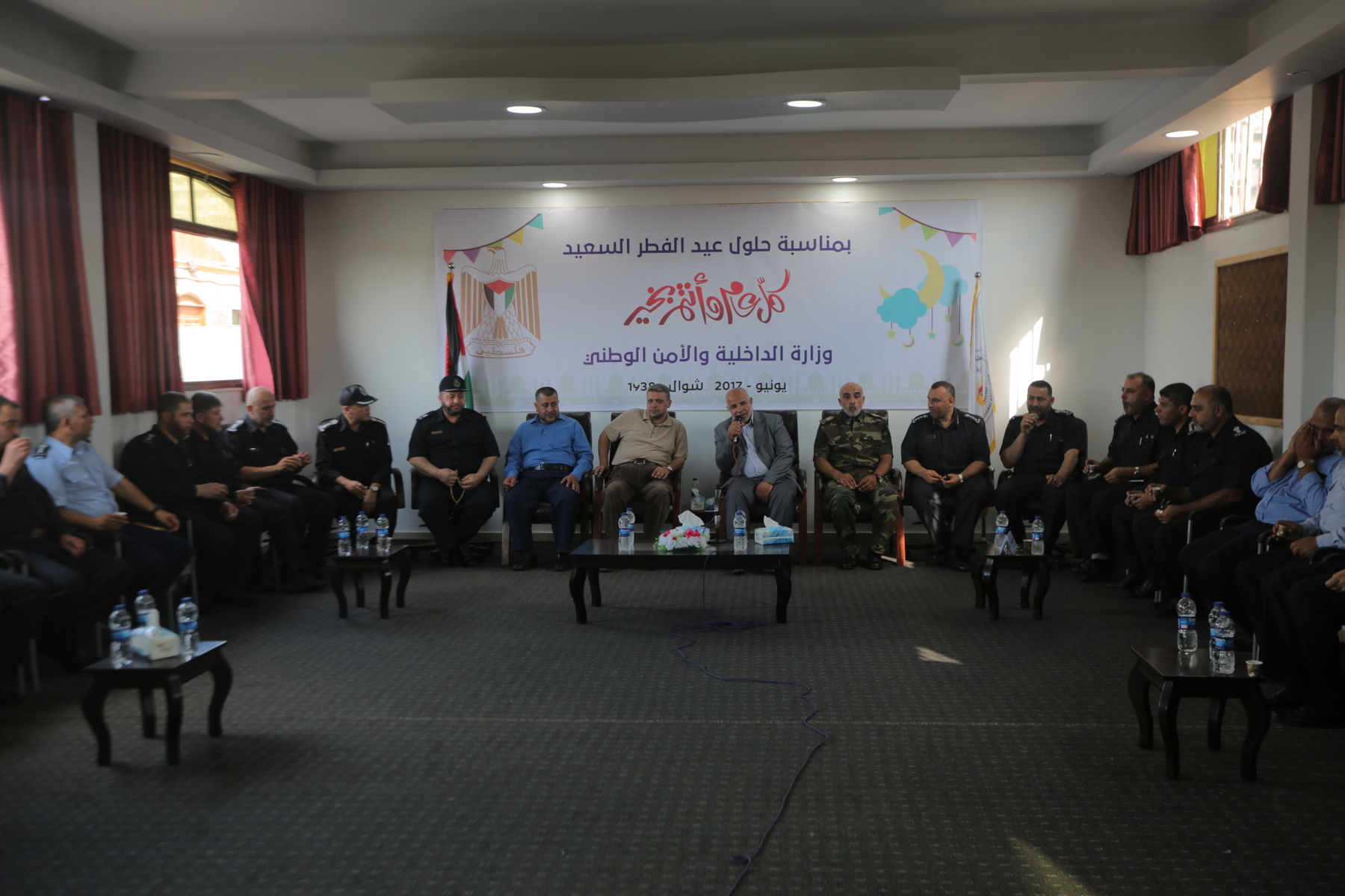 قيادة الداخلية تستقبل معايدة الأجهزة الأمنية والإدارات المركزية