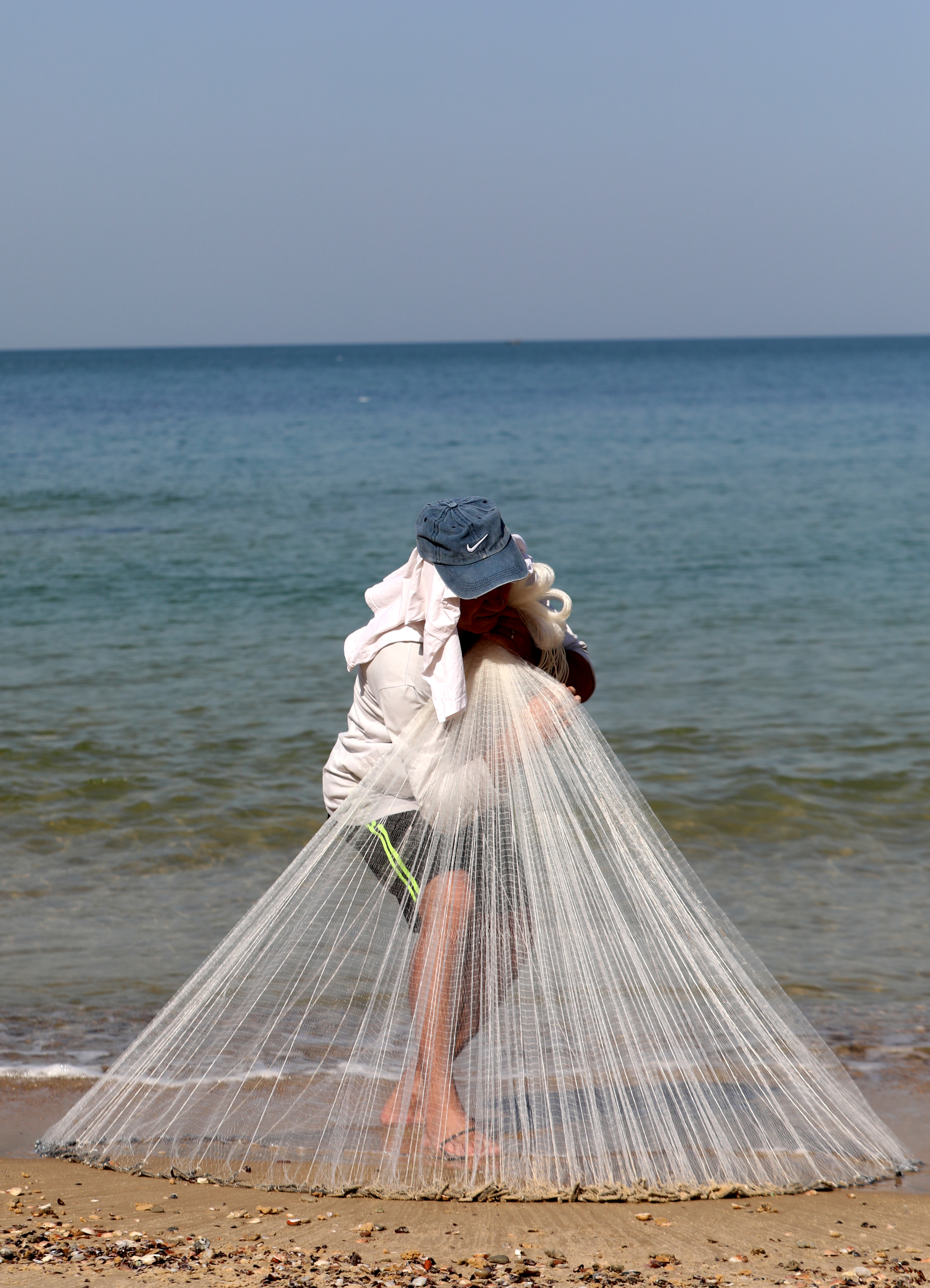 موسم صيد "سلطعون البحر" في غزة