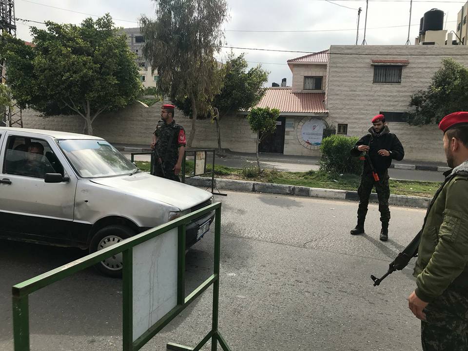 عمل الأجهزة الأمنية في الجمعة الثانية من فعاليات "مسيرات العودة"