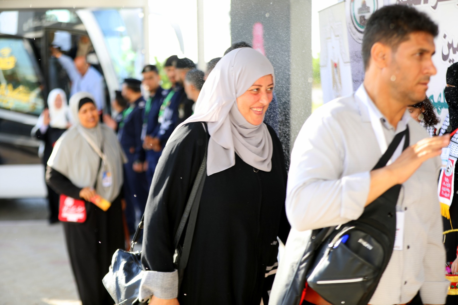 مغادرة حجاج قطاع غزة عبر معبر رفح 