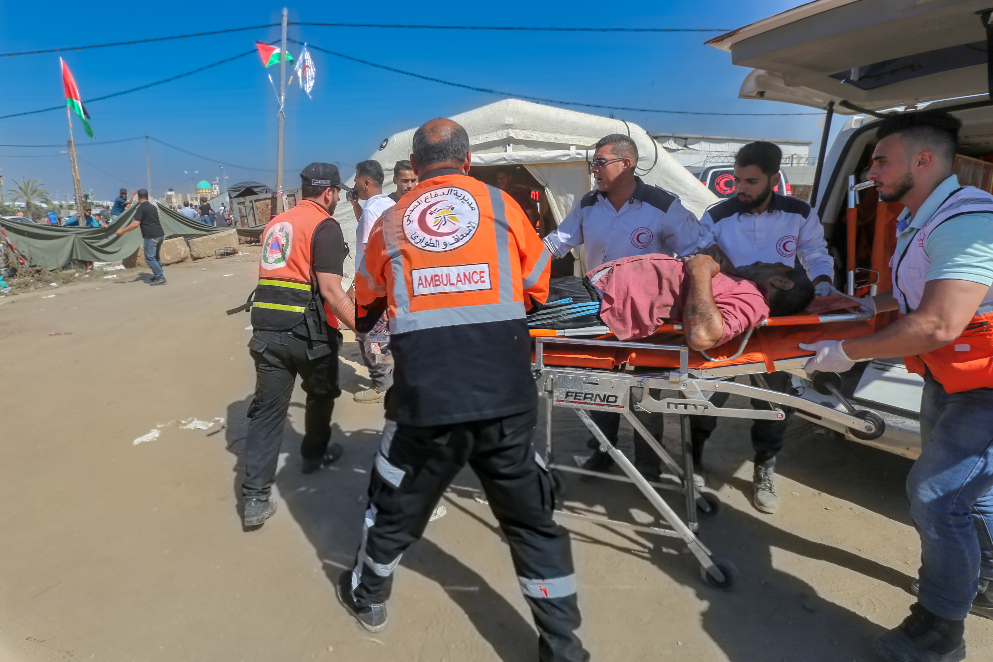 دعم وإسناد أجهزة الداخلية لجماهير مسيرة العودة في ذكرى النكبة