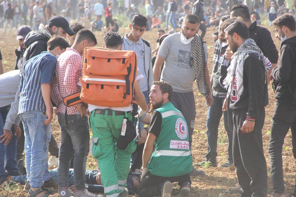 عمل الأجهزة الأمنية في الجمعة الثانية من فعاليات "مسيرات العودة"