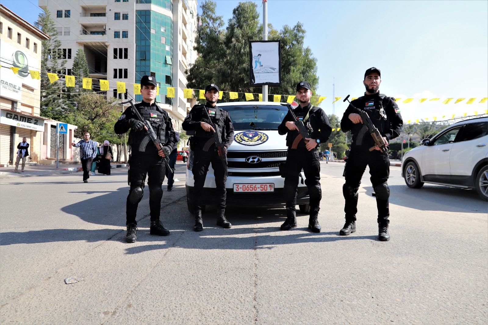 أجهزة "الداخلية" تؤمن مهرجان إحيـاء ذكرى رحيل الرئيس "عرفات