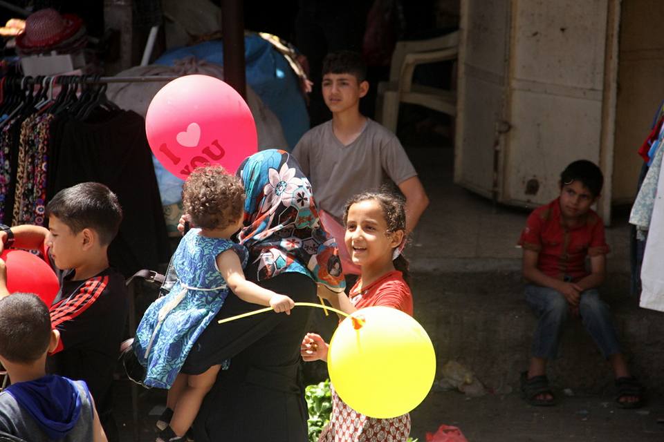  أجواء استقبال المواطنين في غزةلعيد الأضحى المبارك