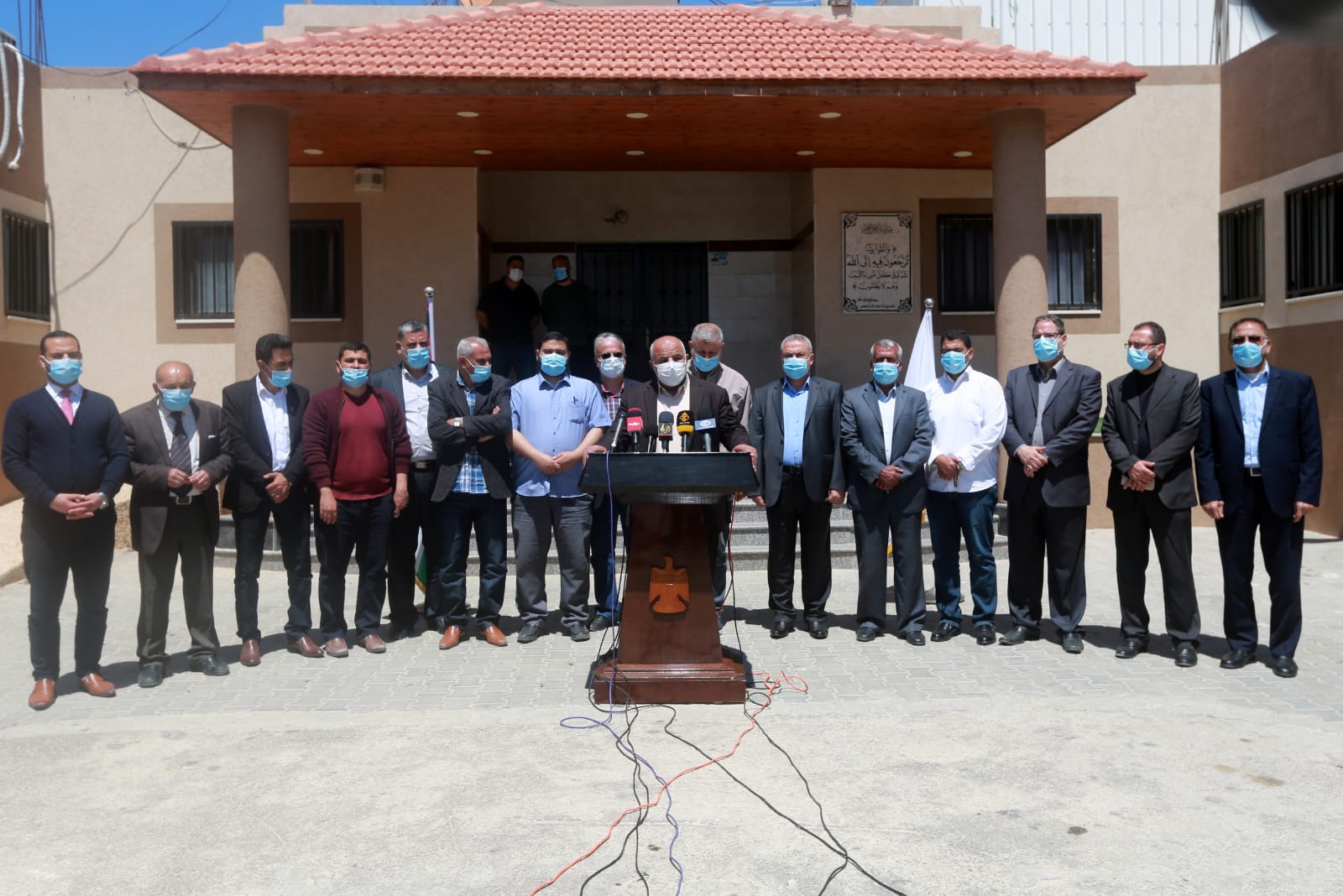 اللواء أبو نعيم يستقبل وفداً من "هيئة مسيرات العودة"