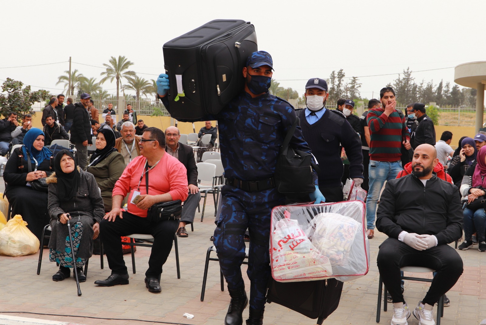 إنهاء فترة الحجر الصحي الاحترازي لـ 321 مواطناً في غزة