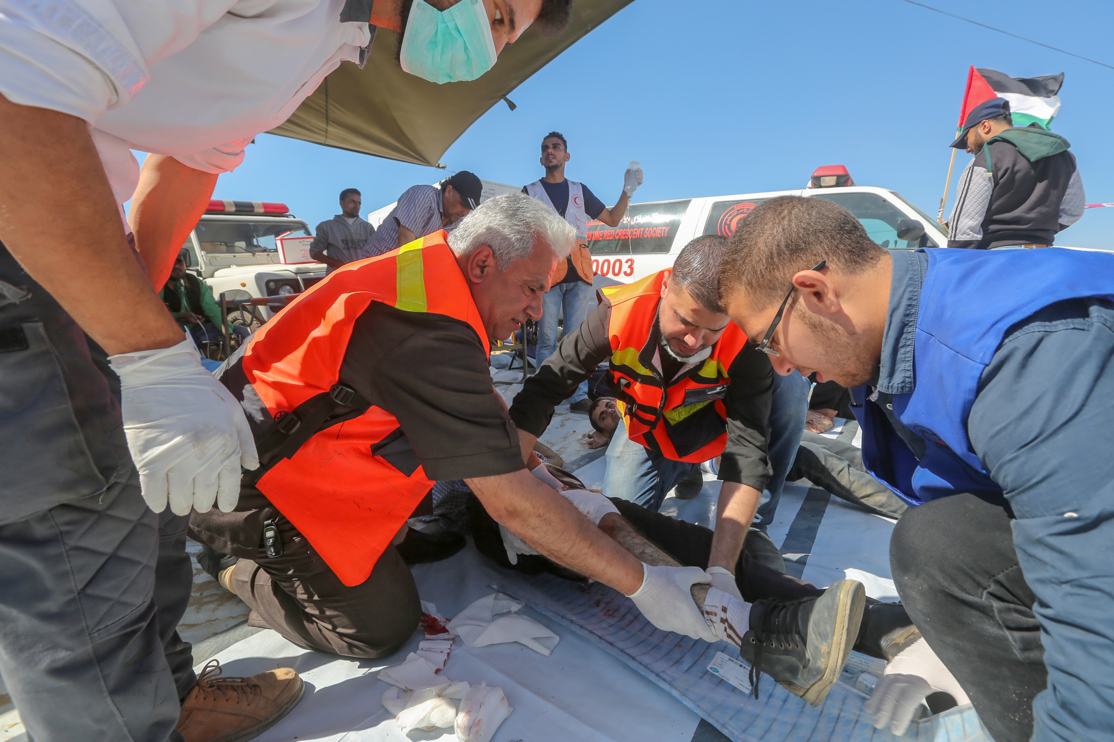 دعم وإسناد أجهزة الداخلية لجماهير مسيرة العودة في ذكرى النكبة