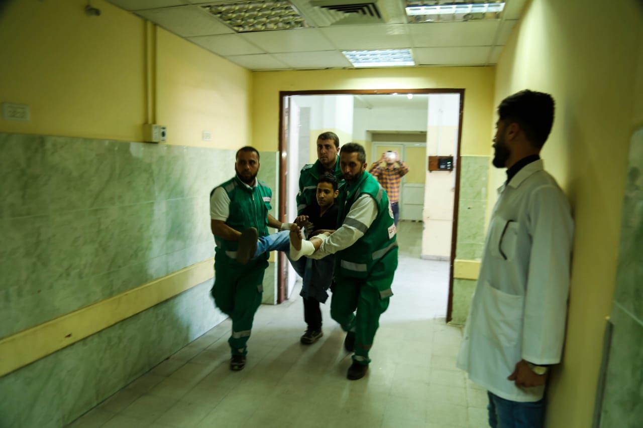 عمل الأجهزة الأمنية في الجمعة الثانية من فعاليات "مسيرات العودة"