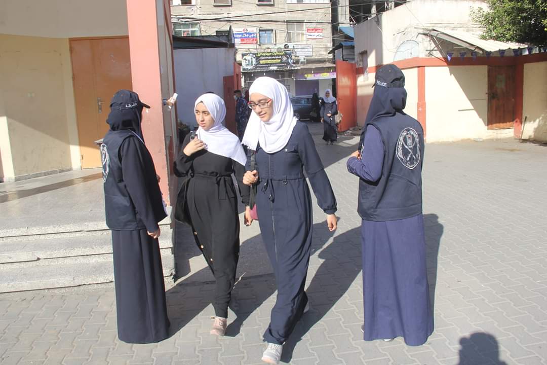 تأمين الشرطة لامتحانات الثانوية العامة بغزة 2020