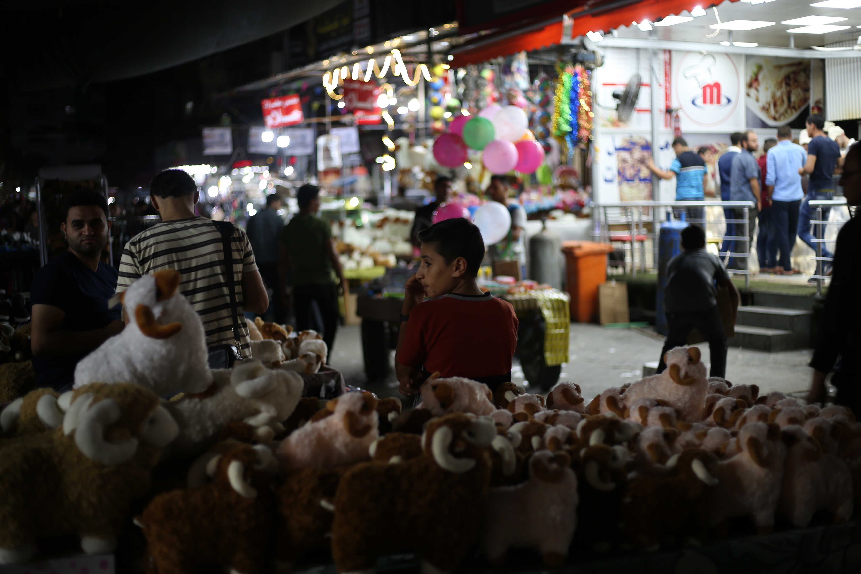  أجواء استقبال المواطنين في غزةلعيد الأضحى المبارك