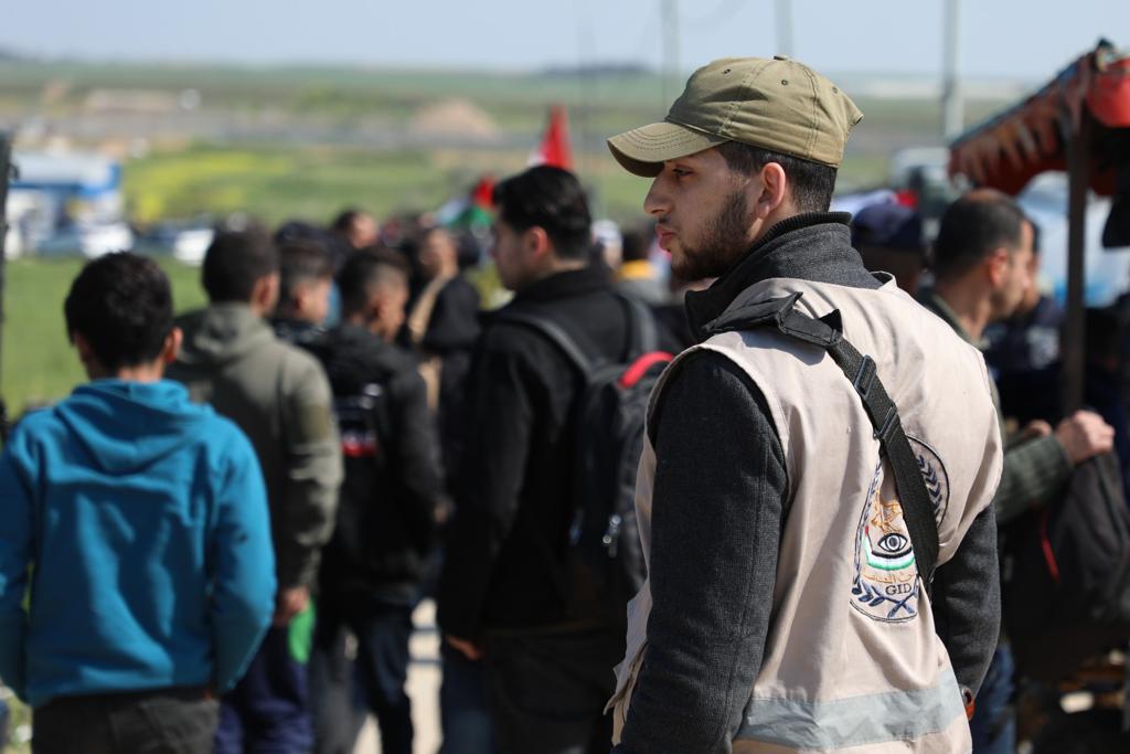 أجهزة "الداخلية" تؤمن فعالية "يوم الأرض" شرق غزة