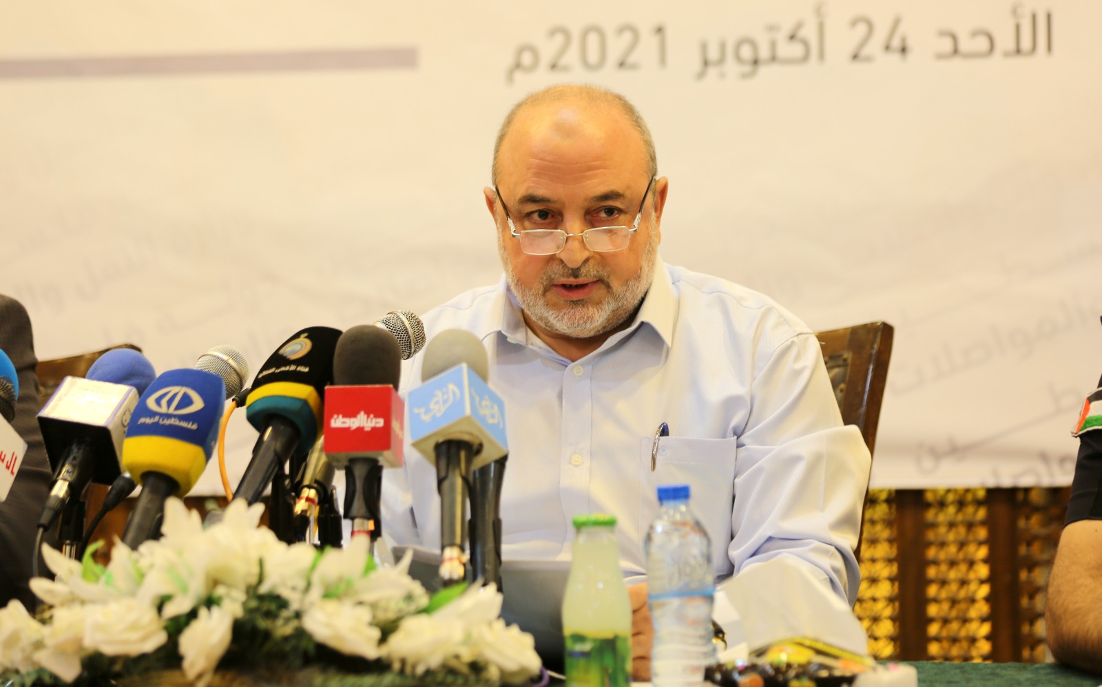 المؤتمر الصحفي لوزارة المواصلات لإعلان قرارات تخفيض رسوم رخص القيادة والمركبات