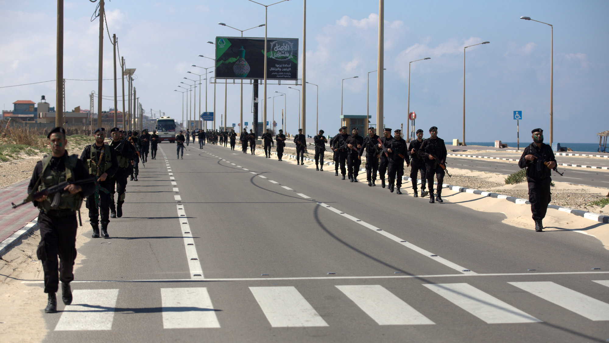 مسير عسكري لسرية الخاصة والمستجدين بمديرية التدريب