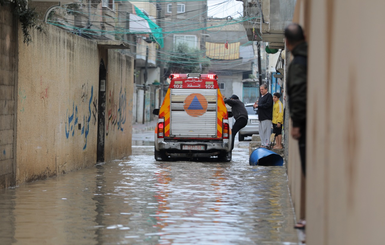 أجهزة الداخلية تساند المواطنين في ظل المنخفض الجوي