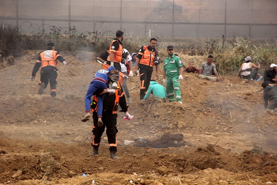 الداخلية في الميدان - الجمعة الرابعة من " مسيرات العودة الكبرى "