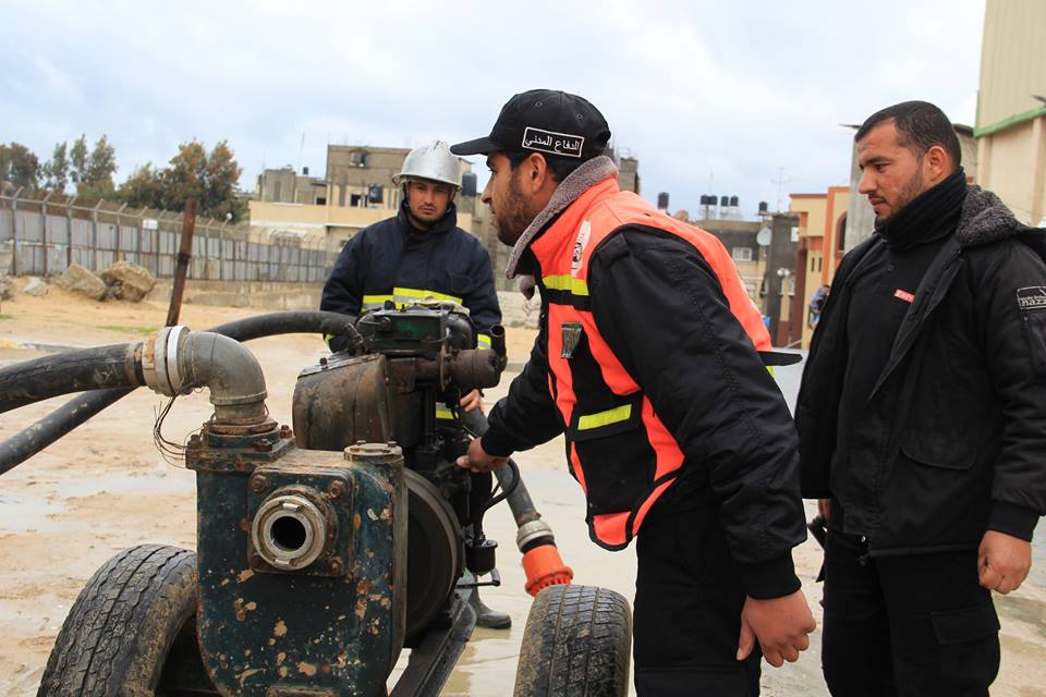 عمل أجهزة الداخلية المختصة خلال المنخفض 