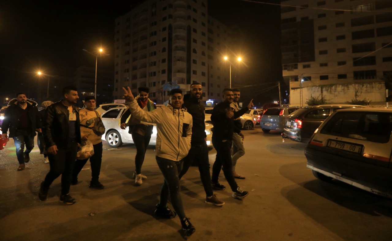 أجواء استقبال المواطنين في غزة للعام الجديد 2023