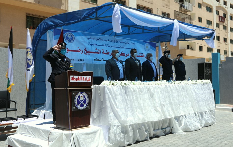 افتتاح المقر الجديد لمركز شرطة الشيخ رضوان بغزة