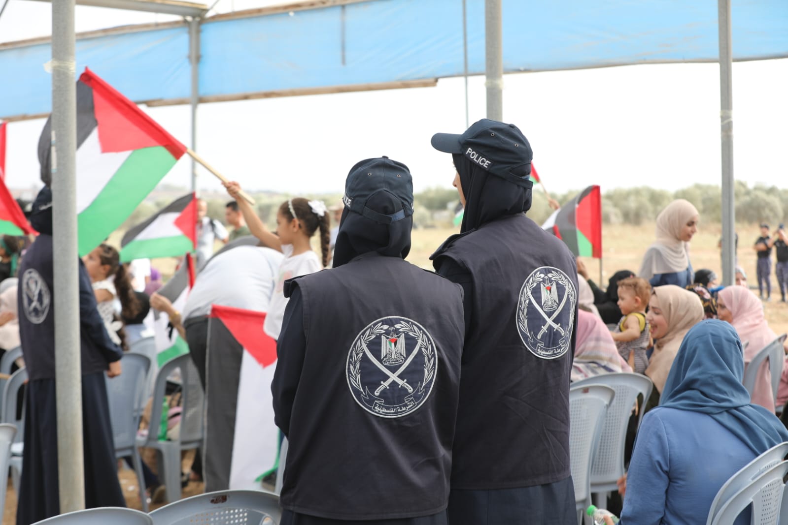 "أجهزة الداخلية" تساند المشاركين بالمهرجان الخطابي شرق غزة