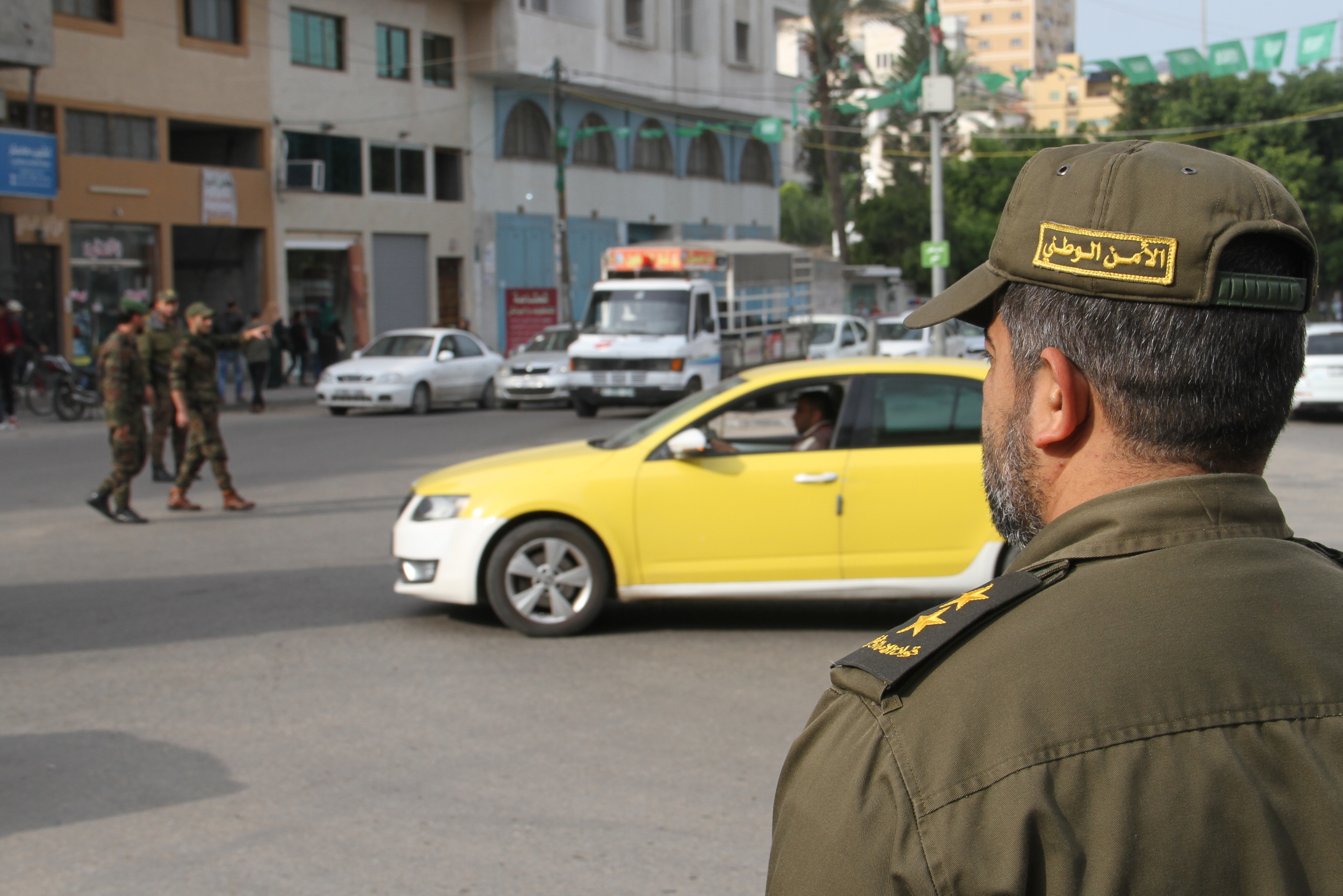 تأمين مهرجان انطلاقة حركة حماس في ساحة الكتيبة بغزة