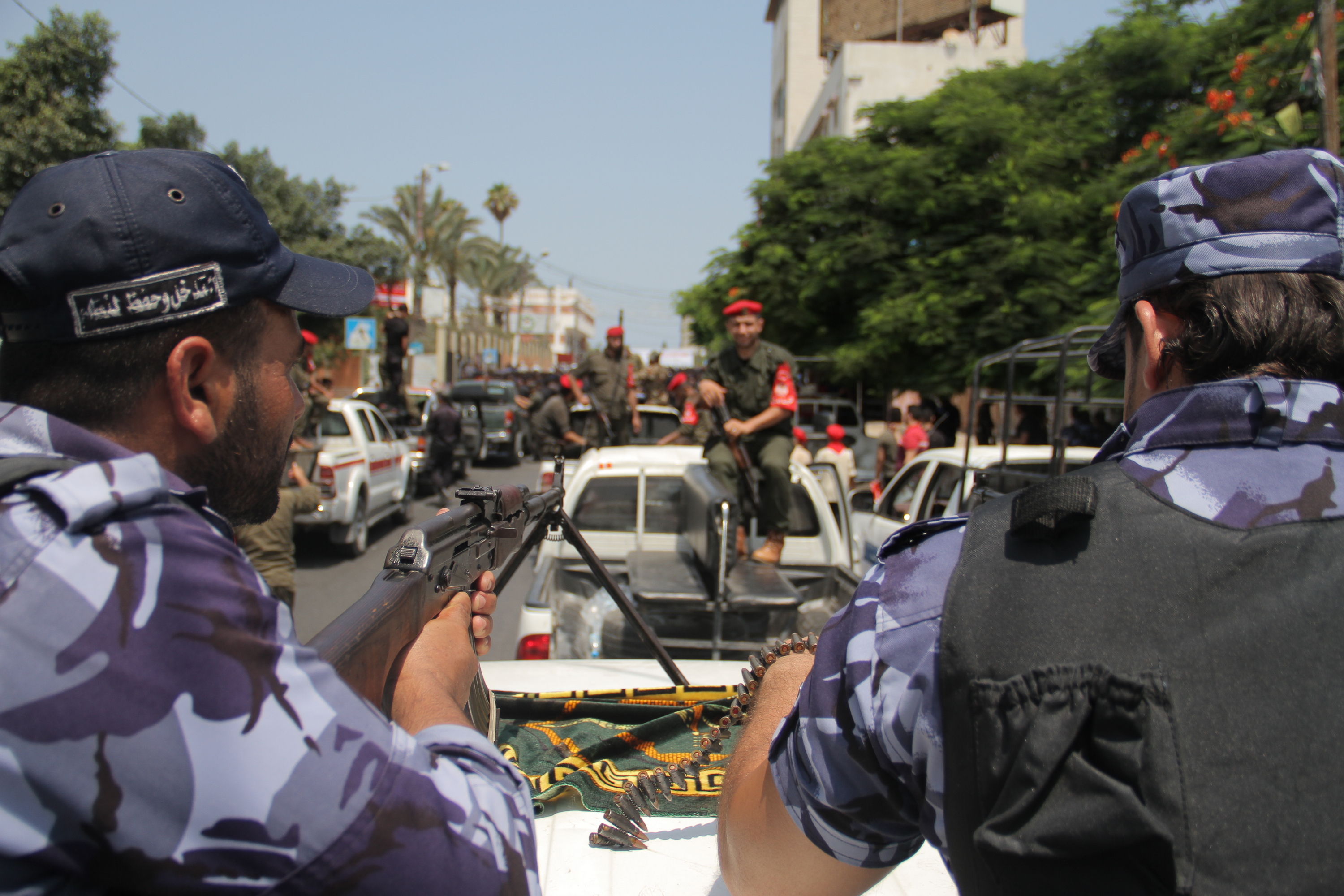 الداخلية تُنظم استعرضاً عسكرياً تضامناً مع المسجد الأقصى