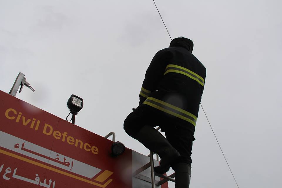 عمل أجهزة الداخلية المختصة خلال المنخفض 