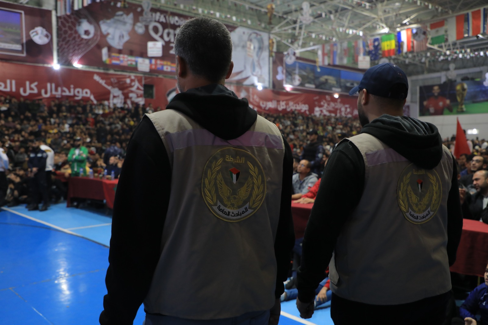 أجواء متابعة المواطنين بغزة مباراة منتخب المغرب في كأس العالم بقطر والاحتفال بتأهله التاريخي لنصف نهائي البطولة