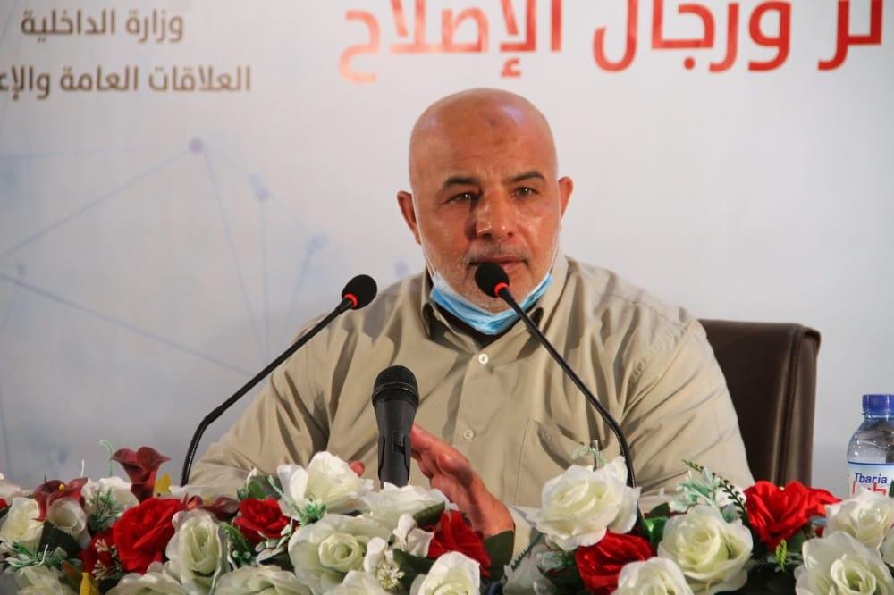 لقاءات وكيل وزارة الداخلية والأمن الوطني مع الفصائل وشرائح مجتمعية حول مستجدات مواجهة فيروس كورونا