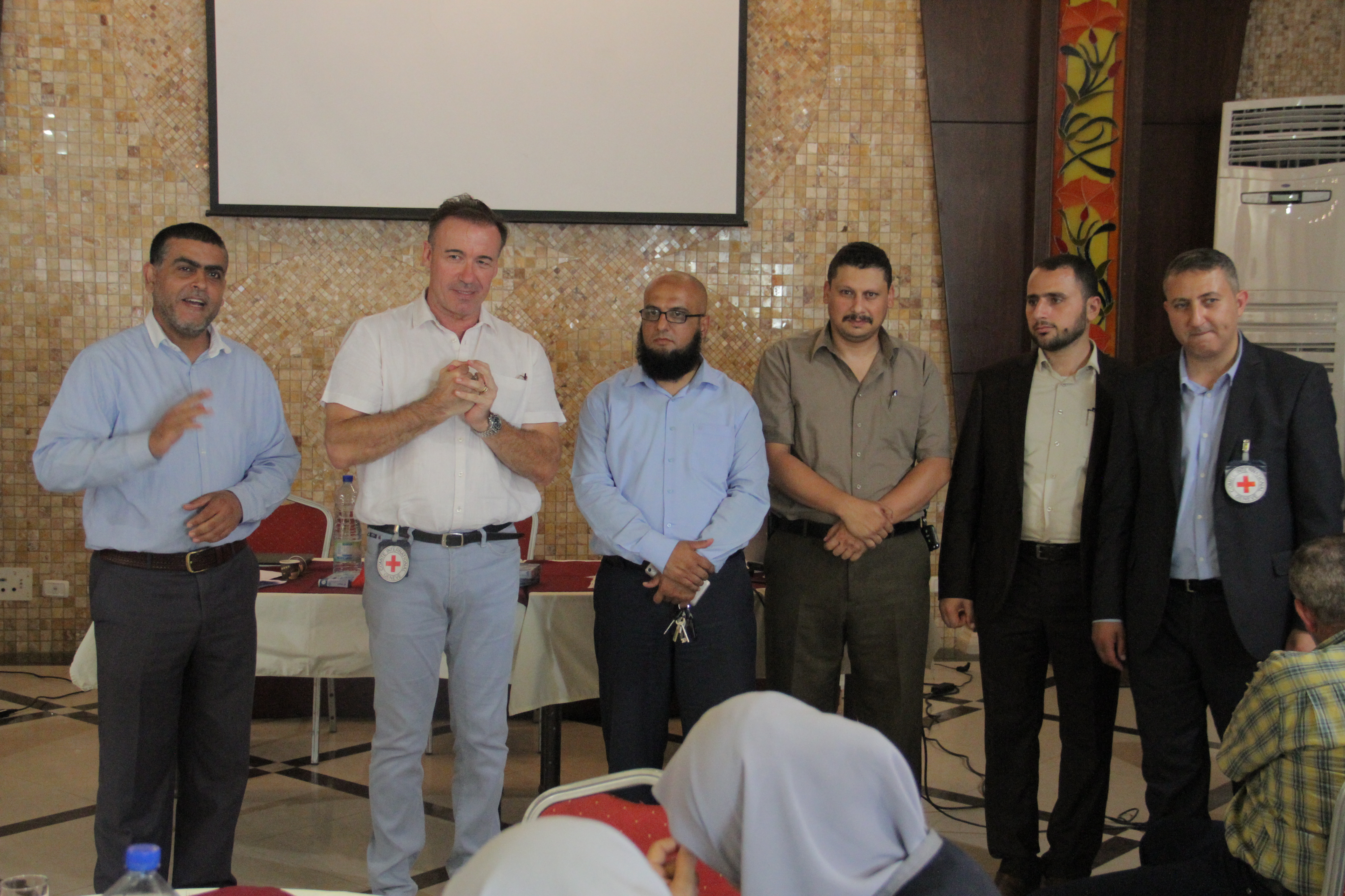 ورشة عمل مديرية التدريب والصليب الأحمر 