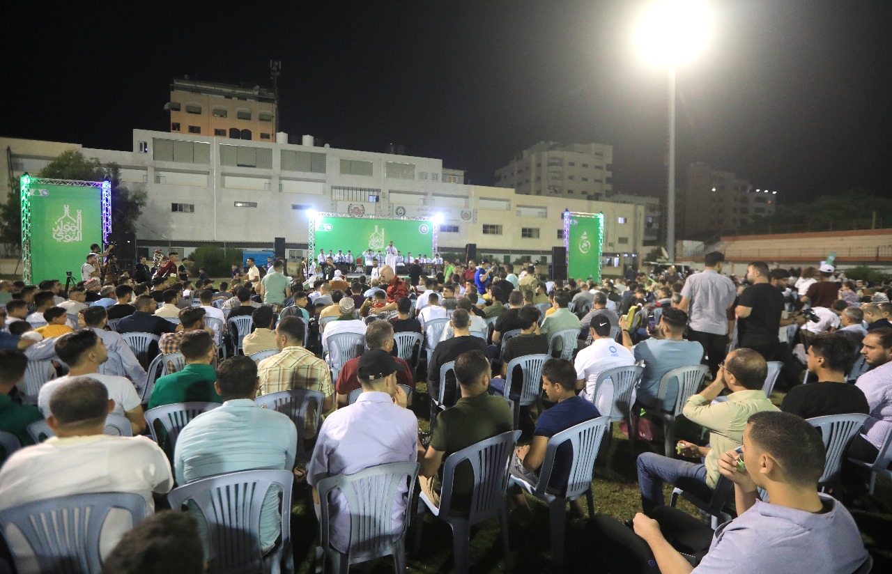 أجواء الاحتفال بذكرى المولد النبوي الشريف بمدينة غزة