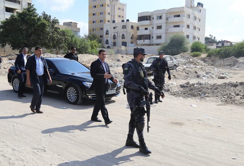 الأجهزة الأمنية تؤمن جولة رئيس الوزراء في غزة