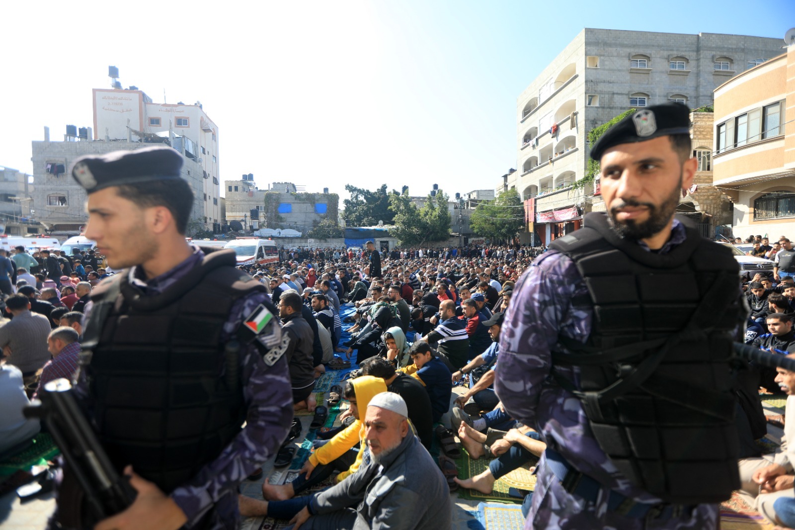 "أجهزة الداخلية" تؤمن جنازة تشييع ضحايا حريق جباليا