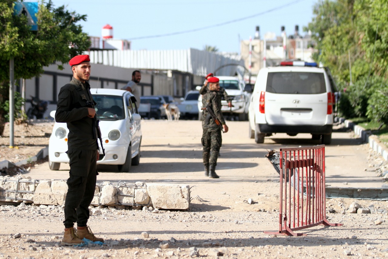 إعادة انتشار الأجهزة الشرطية والأمنية بمحافظات قطاع غزة