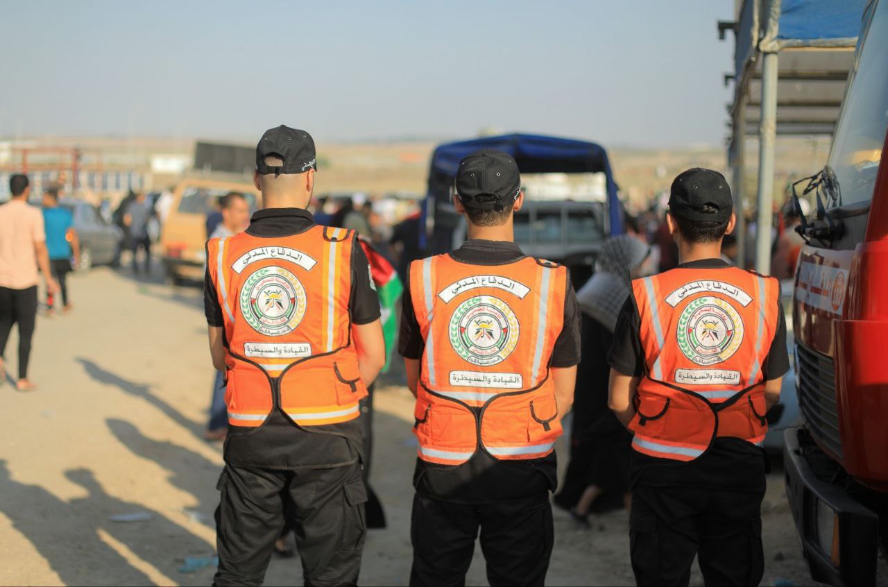 أجهزة "الداخلية" تُساند المشاركين في فعالية ذكرى "إحراق الأقصى" شرق غزة