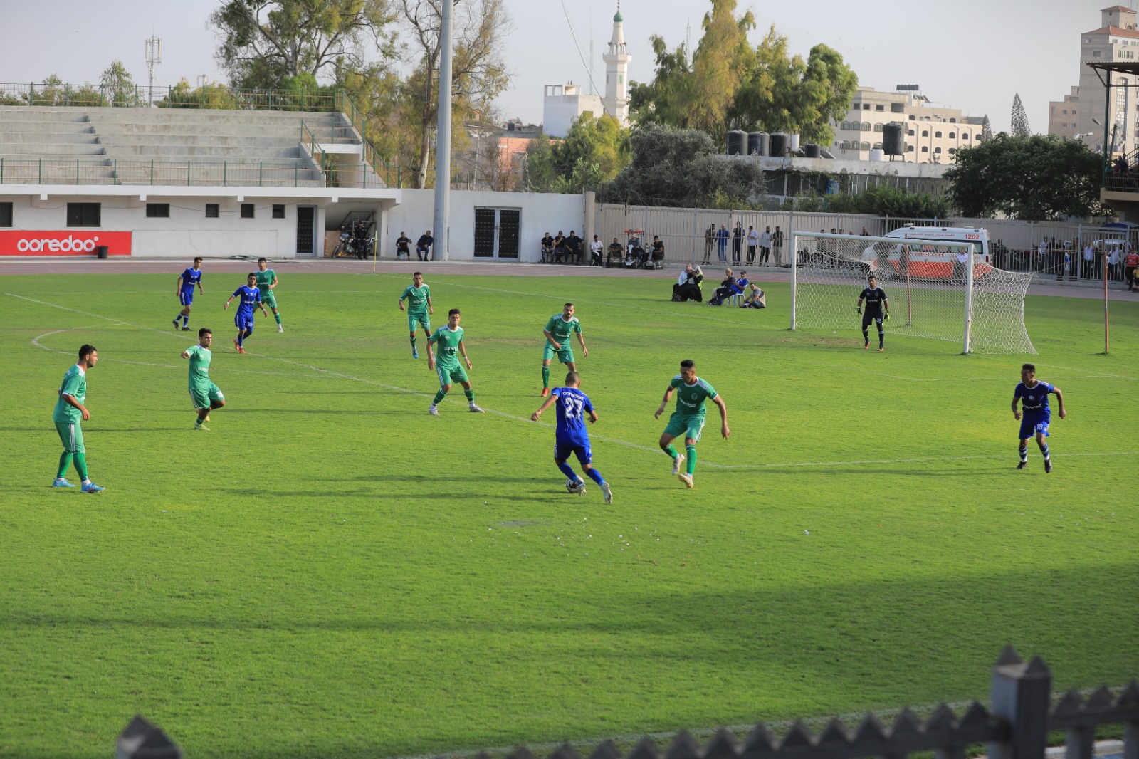 صور تأمين الشرطة لمباريات الدوري المحلي في غزة