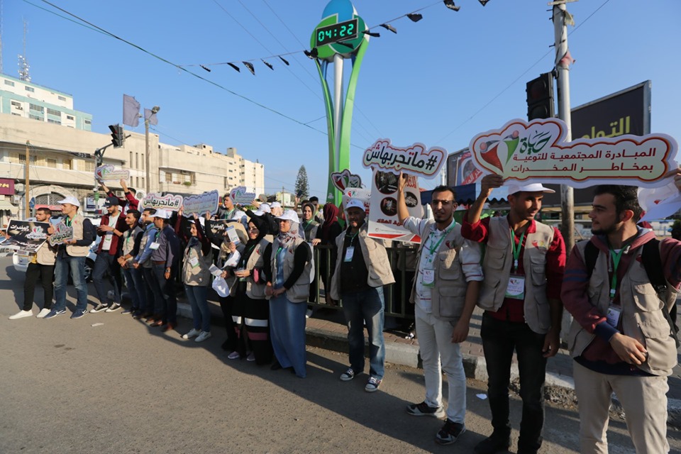 انطلاق برامج الفرق التطوعية للمبادرة المجتمعية "حياة" من مقر المجلس التشريعي