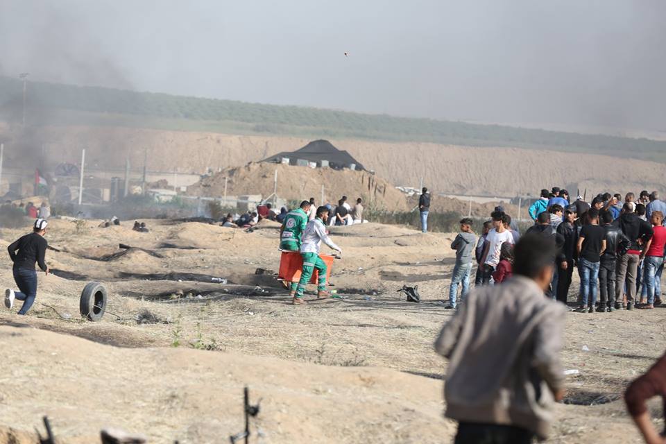 عمل الأجهزة الأمنية في الجمعة الثانية من فعاليات "مسيرات العودة"