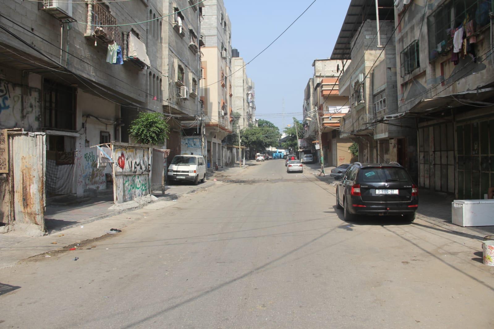 سريان حظر التجول بغزة لليوم الحادي عشر لمواجهة "كورونا"