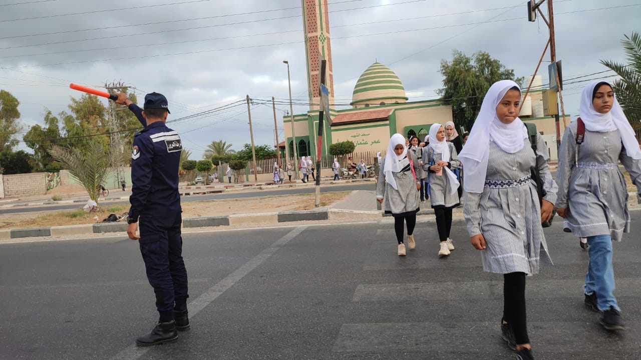 انتشار شرطة المرور مع بدء العام الدراسي الجديد