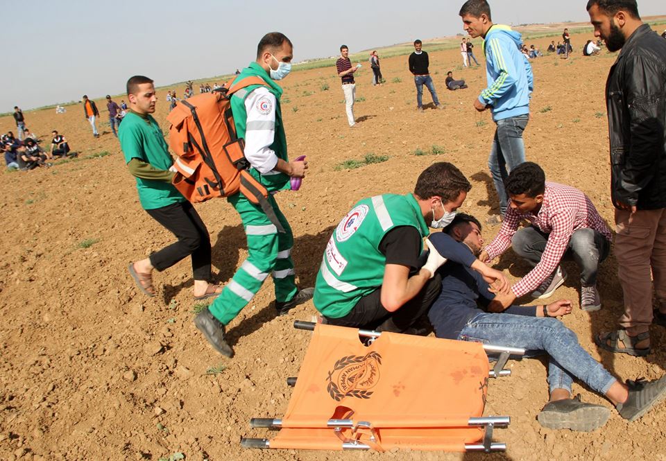 عمل الأجهزة الأمنية في الجمعة الثانية من فعاليات "مسيرات العودة"