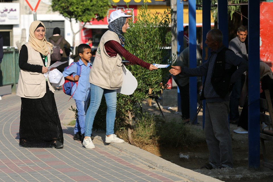 انطلاق برامج الفرق التطوعية للمبادرة المجتمعية "حياة" من مقر المجلس التشريعي