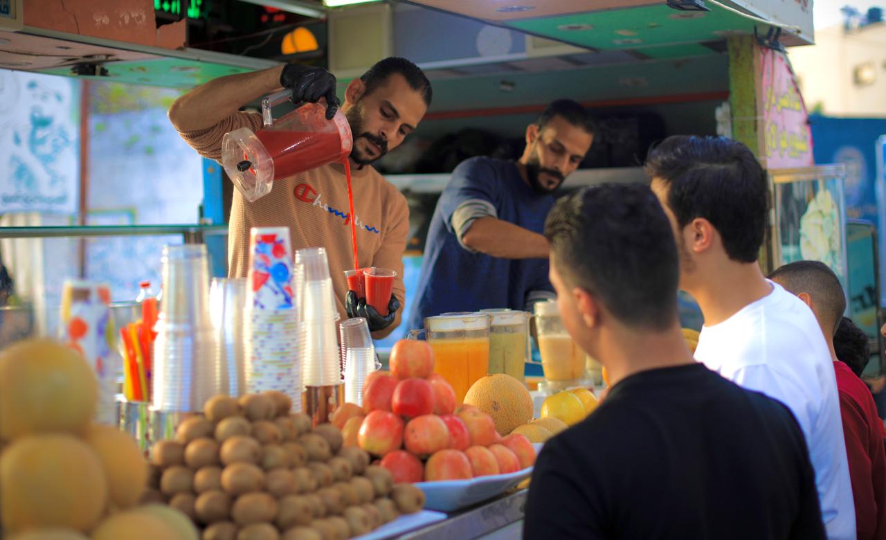 أجواء احتفال المواطنين بعيد الفطر السعيد في عدد من المناطق بقطاع غزة 2023