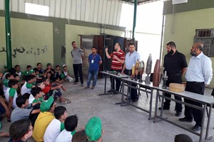 "الهندسة" تُلقي محاضرات توعوية لطلاب المخيمات شمال غزة