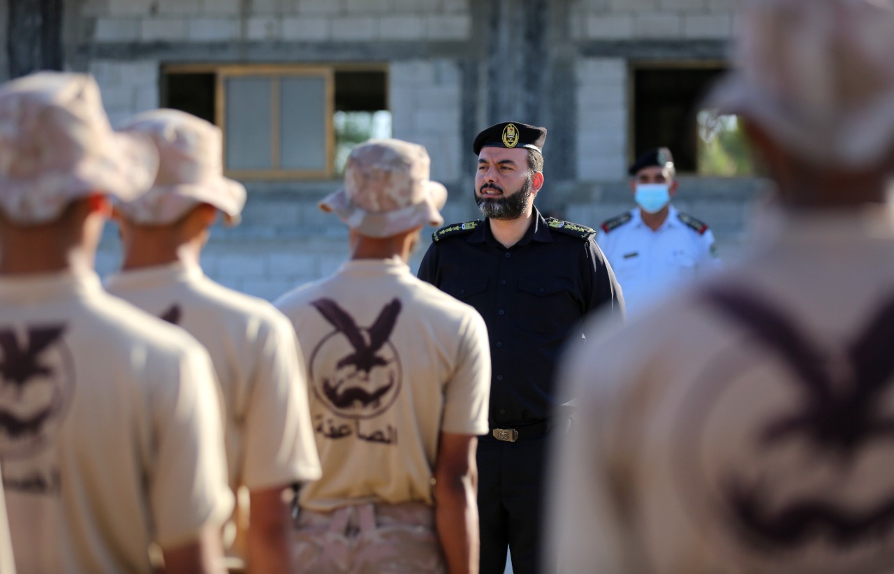 تدريبات دورة "الصاعقة" لطلبة كلية الرباط الجامعية في المعسكر التدريبي المغلق بخانيونس