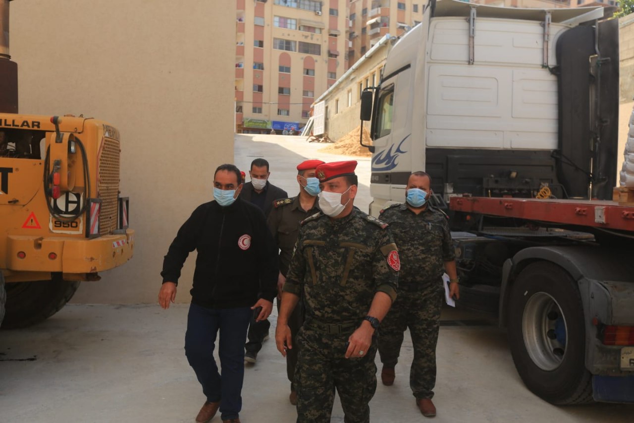 "الشرطة العسكرية" تؤمن وصول مساعدات أردنية لغزة