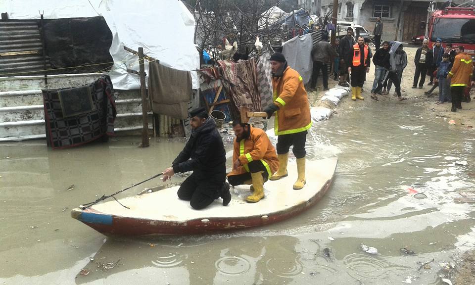 عمل أجهزة الداخلية المختصة خلال المنخفض 