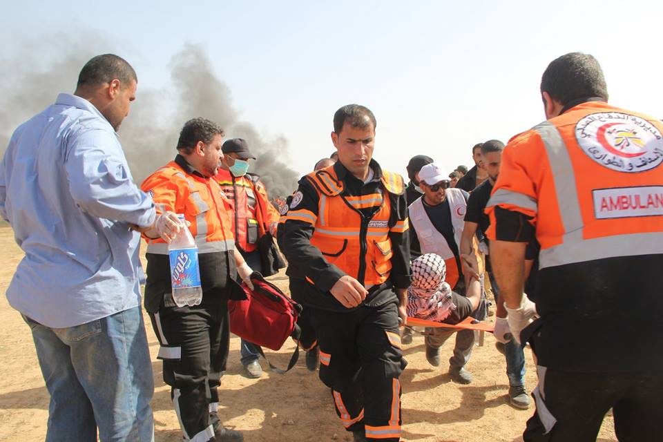 عمل الأجهزة الأمنية في الجمعة الثانية من فعاليات "مسيرات العودة"