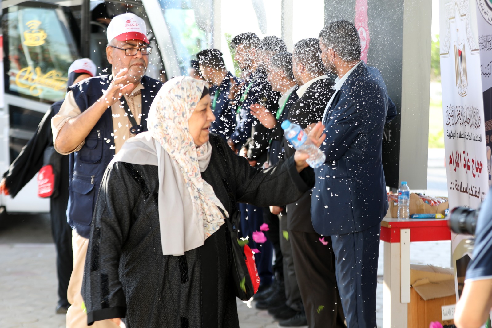 مغادرة حجاج قطاع غزة عبر معبر رفح 