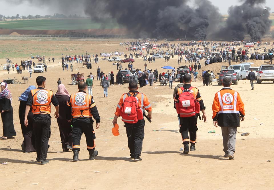 الداخلية في الميدان - الجمعة الخامسة من " مسيرات العودة الكبرى "